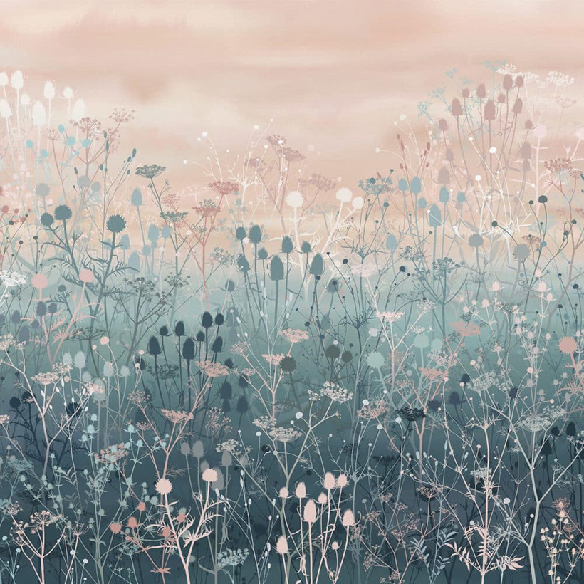 TANIA’S GARDEN FIXED SIZE MURAL – DUSK