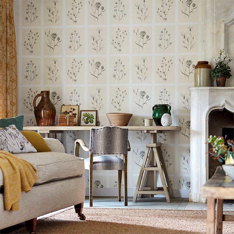 LITTLE THISTLES GREY BLUE