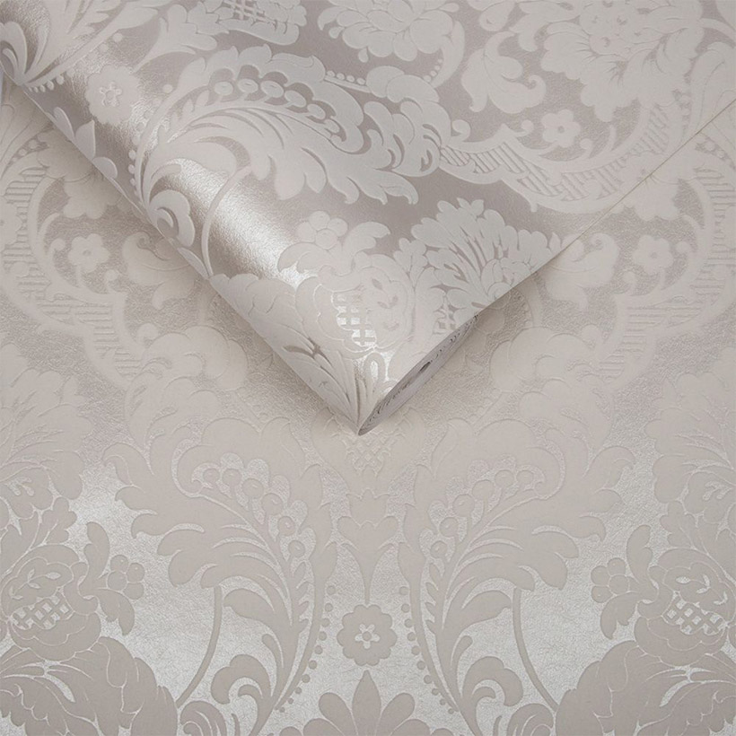 Gothic Damask Flock