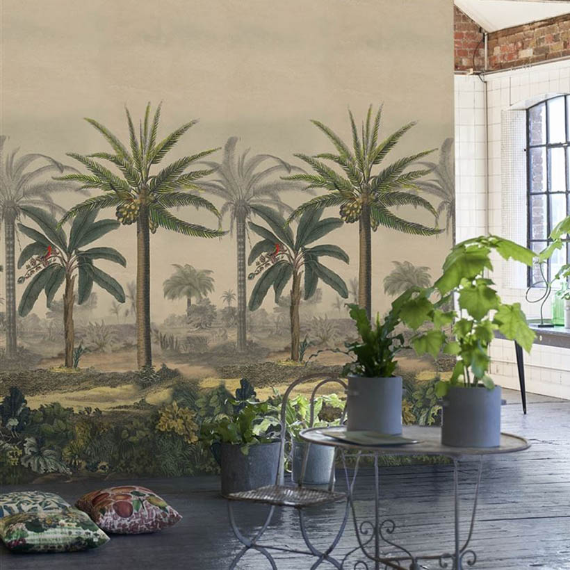 PALM TRAIL SCENE 2 SEPIA