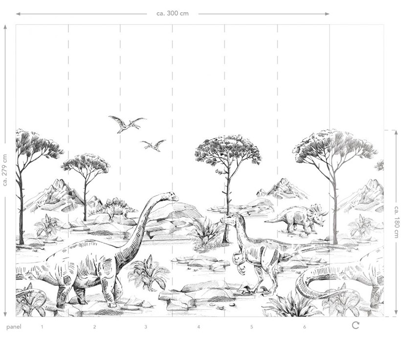 Photowall XL - Dinosaurs