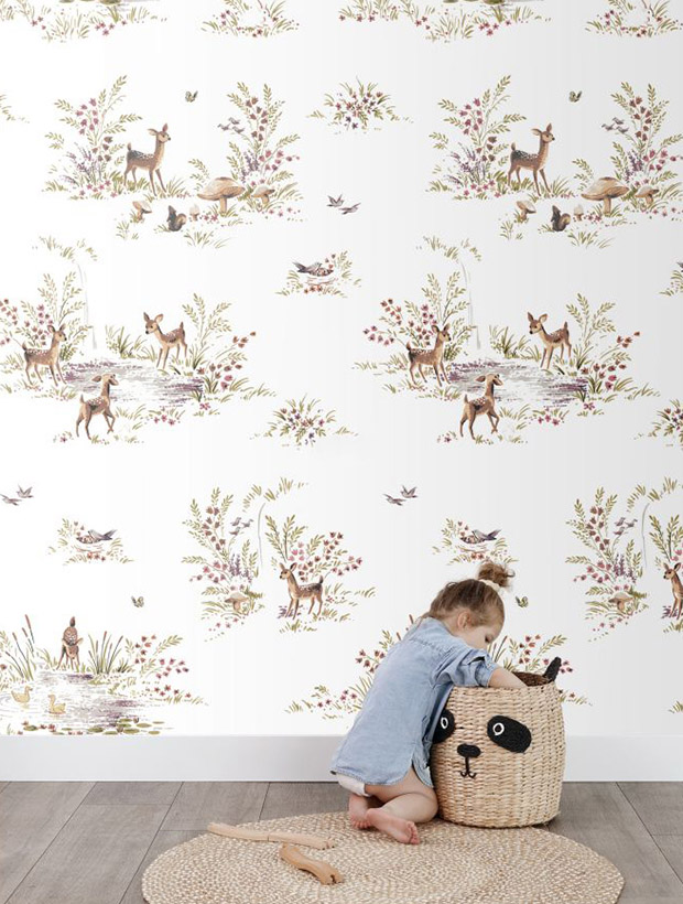 Photowall XL - Vintage deer