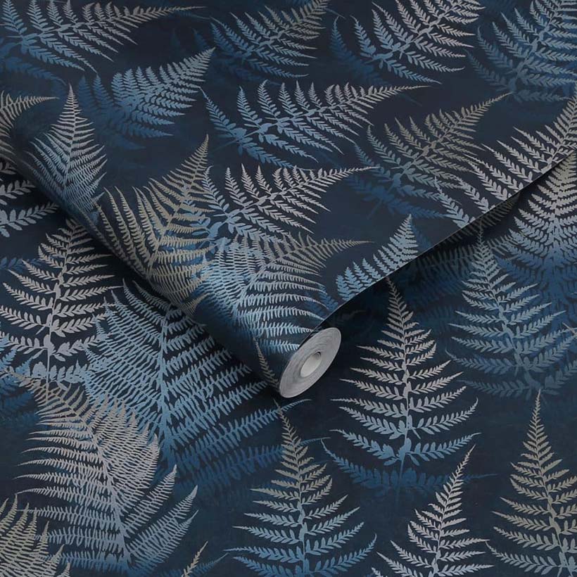 WOODLAND FERN – FRENCH NAVY