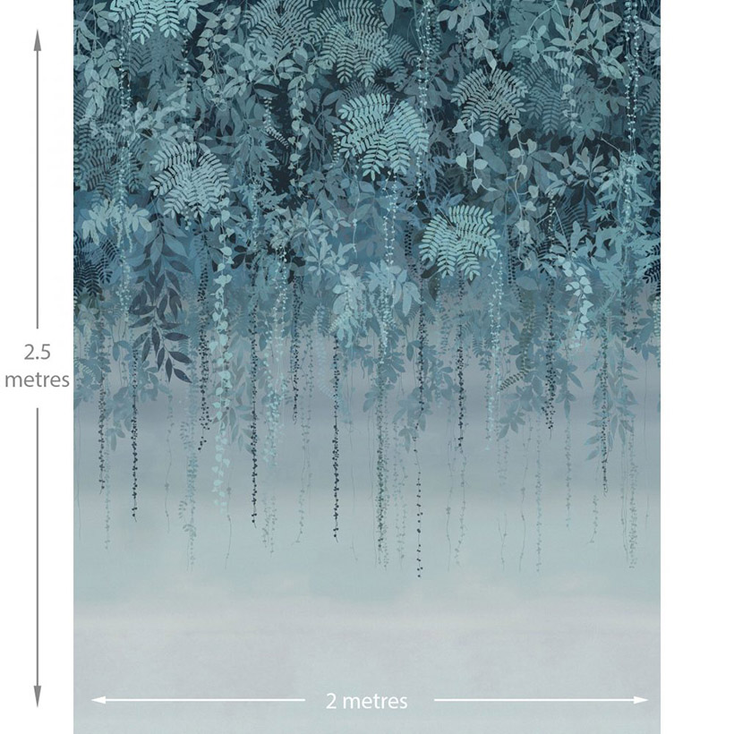 ENCHANTED VALE FIXED SIZE MURAL – MIDNIGHT