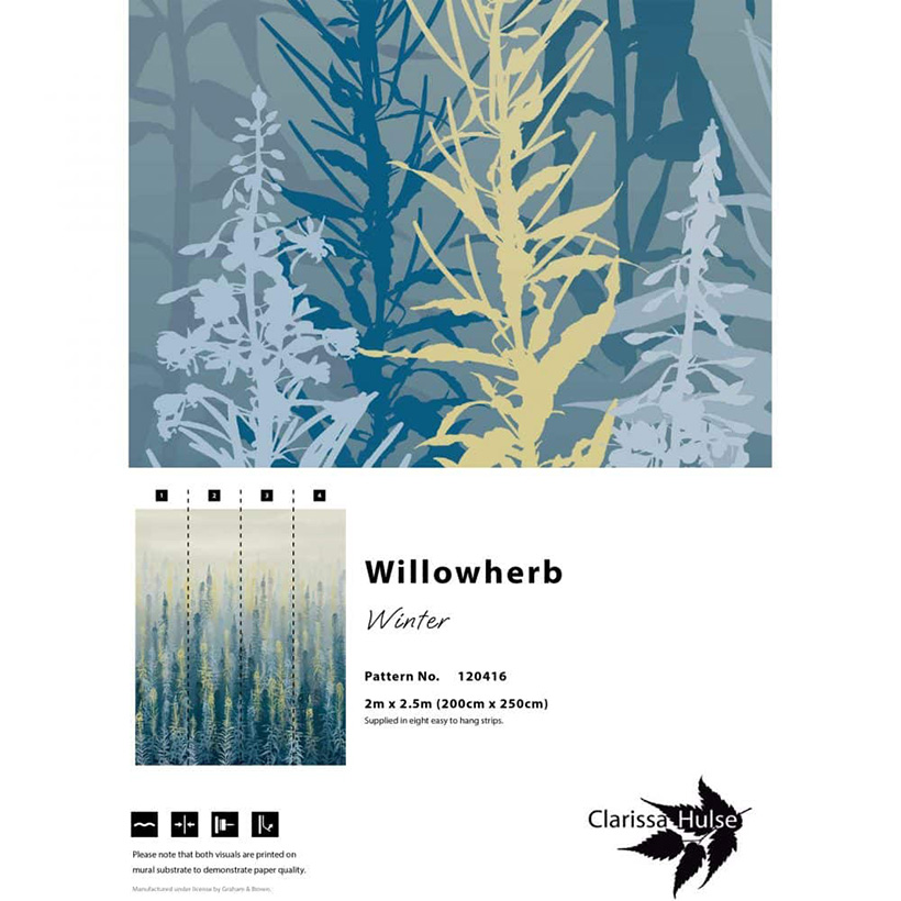 WILLOWHERB FIXED SIZE MURAL – WINTER
