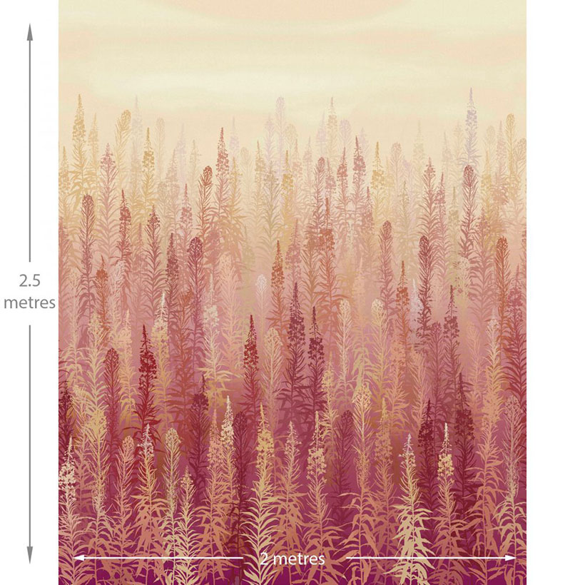 WILLOWHERB FIXED SIZE MURAL – AUTUMN