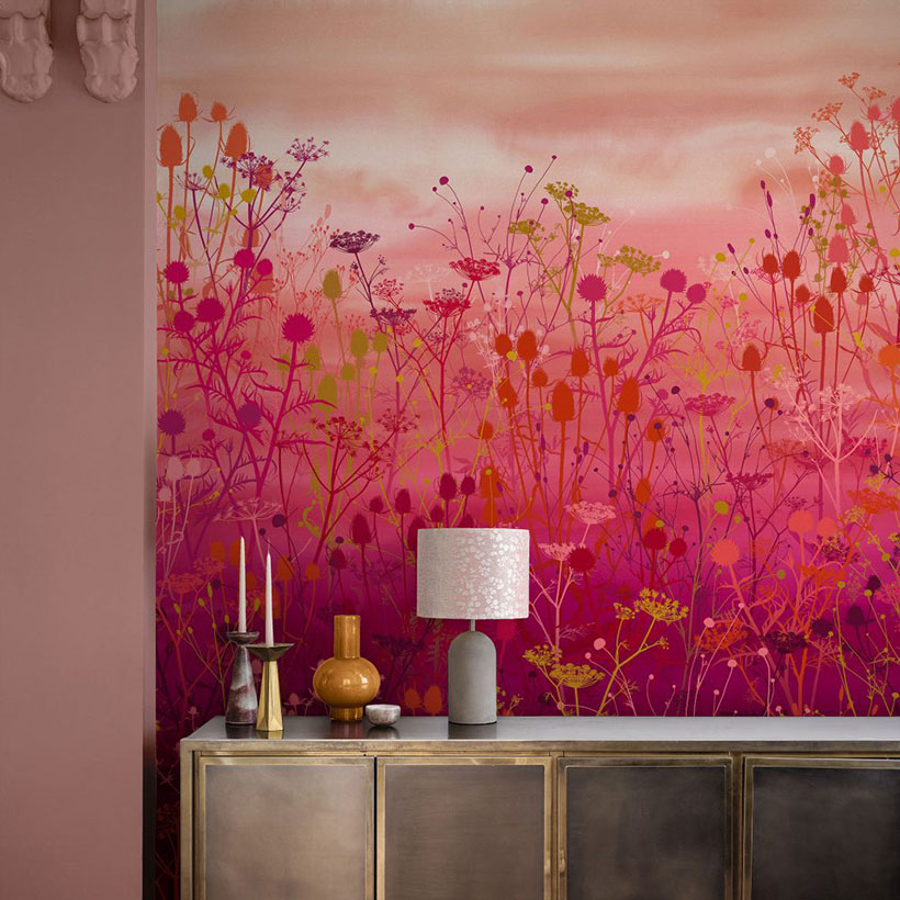 TANIA’S GARDEN FIXED SIZE MURAL – SUNSET