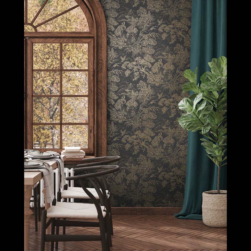 Natoru Charcoal / Gold