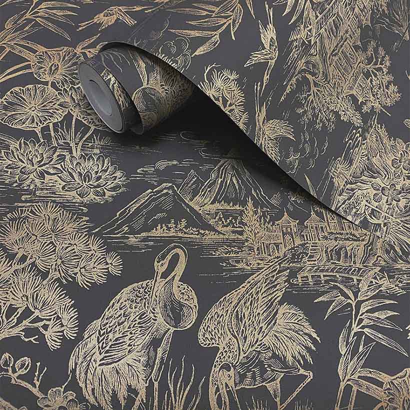 Natoru Charcoal / Gold