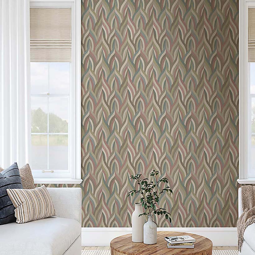 Arabesque Red / Teal