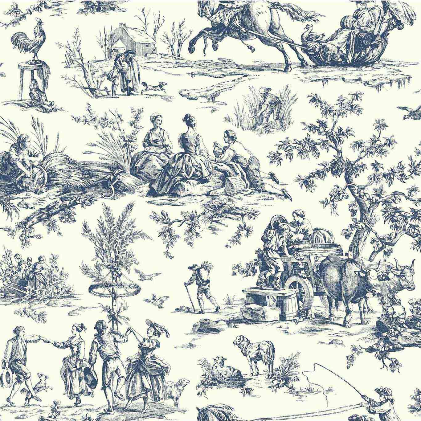 Bucolic Toile