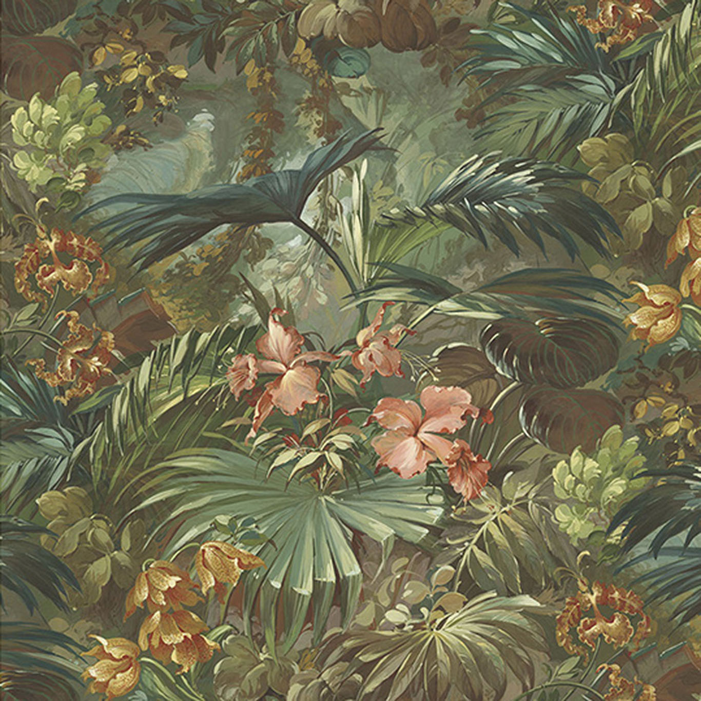 TROPICAL JUNGLE MURAL