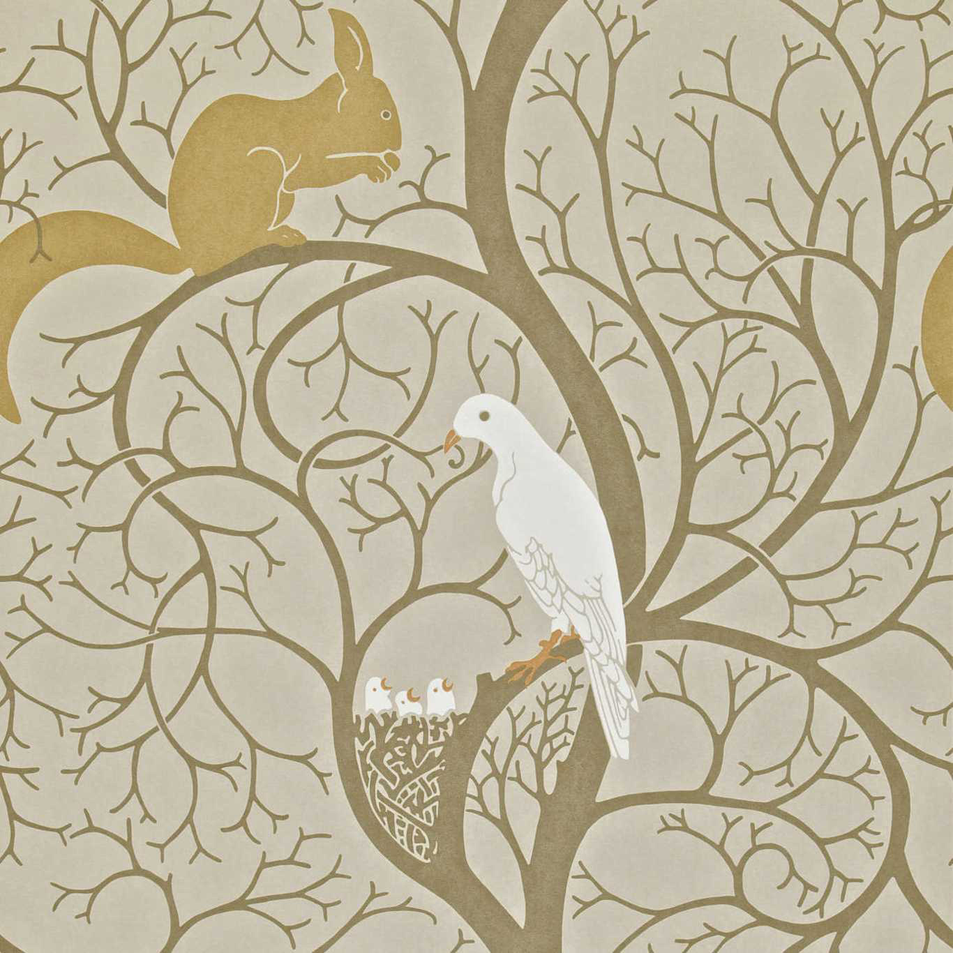 SQUIRREL & DOVE