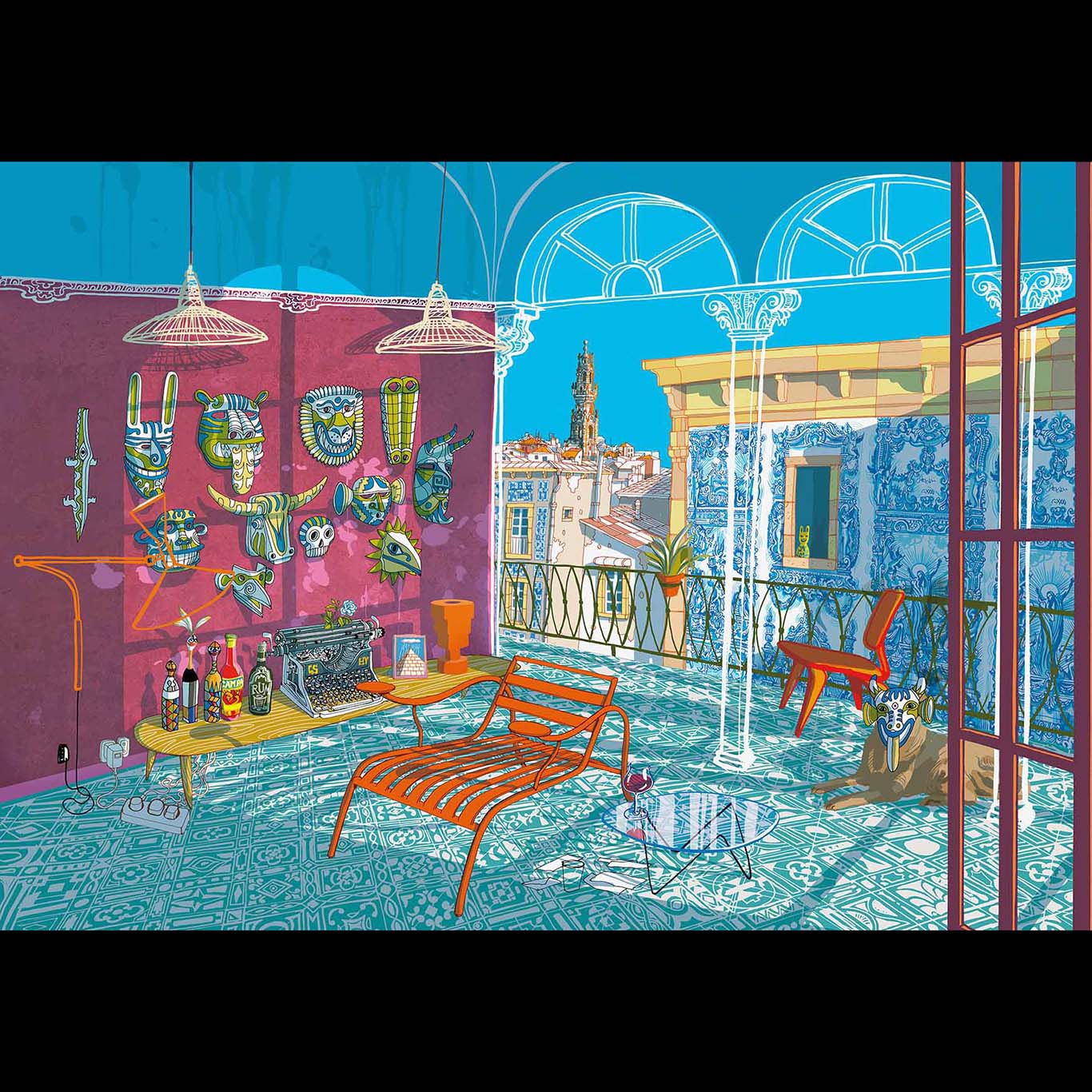 Sky in a room, Porto