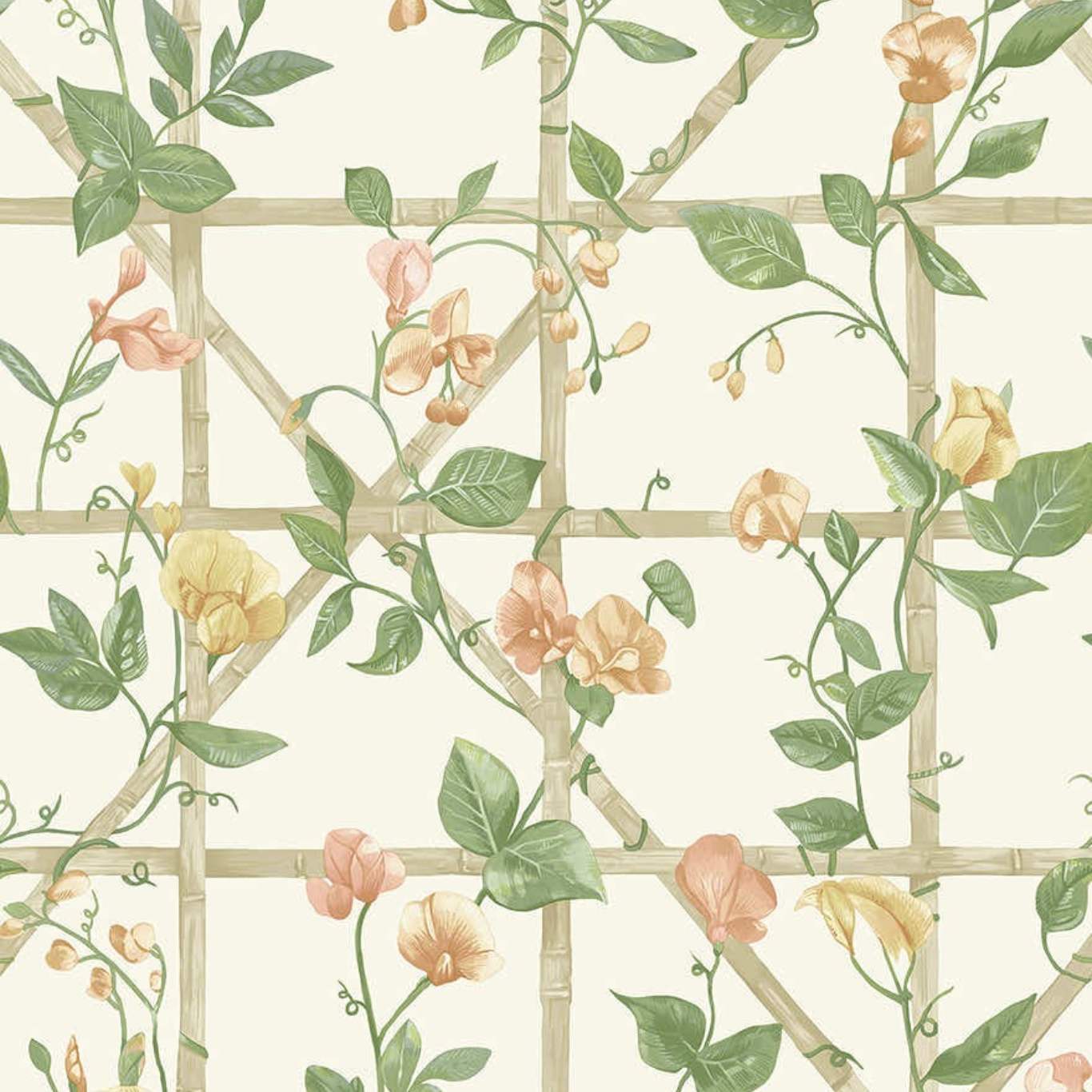 Trailing Floral Trellis