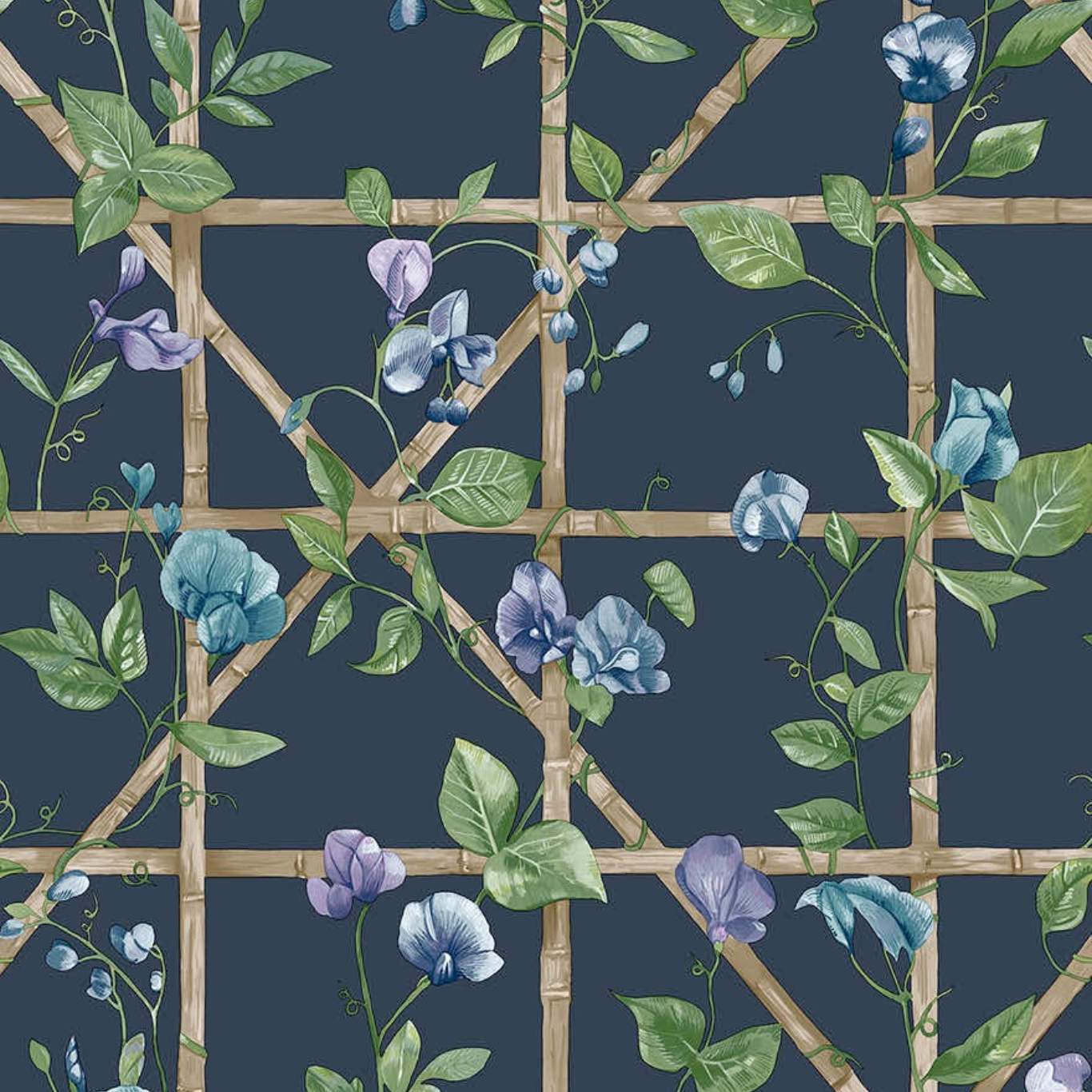 Trailing Floral Trellis